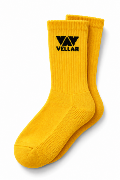 VELLAR TRENDY SOCKS (YELLOW)